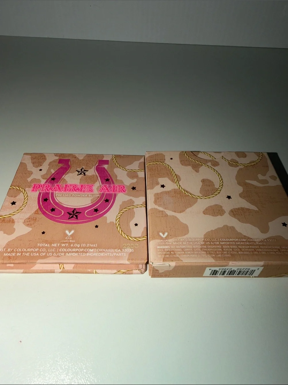 Colourpop prairie air baby pink pressed powder blush NEW